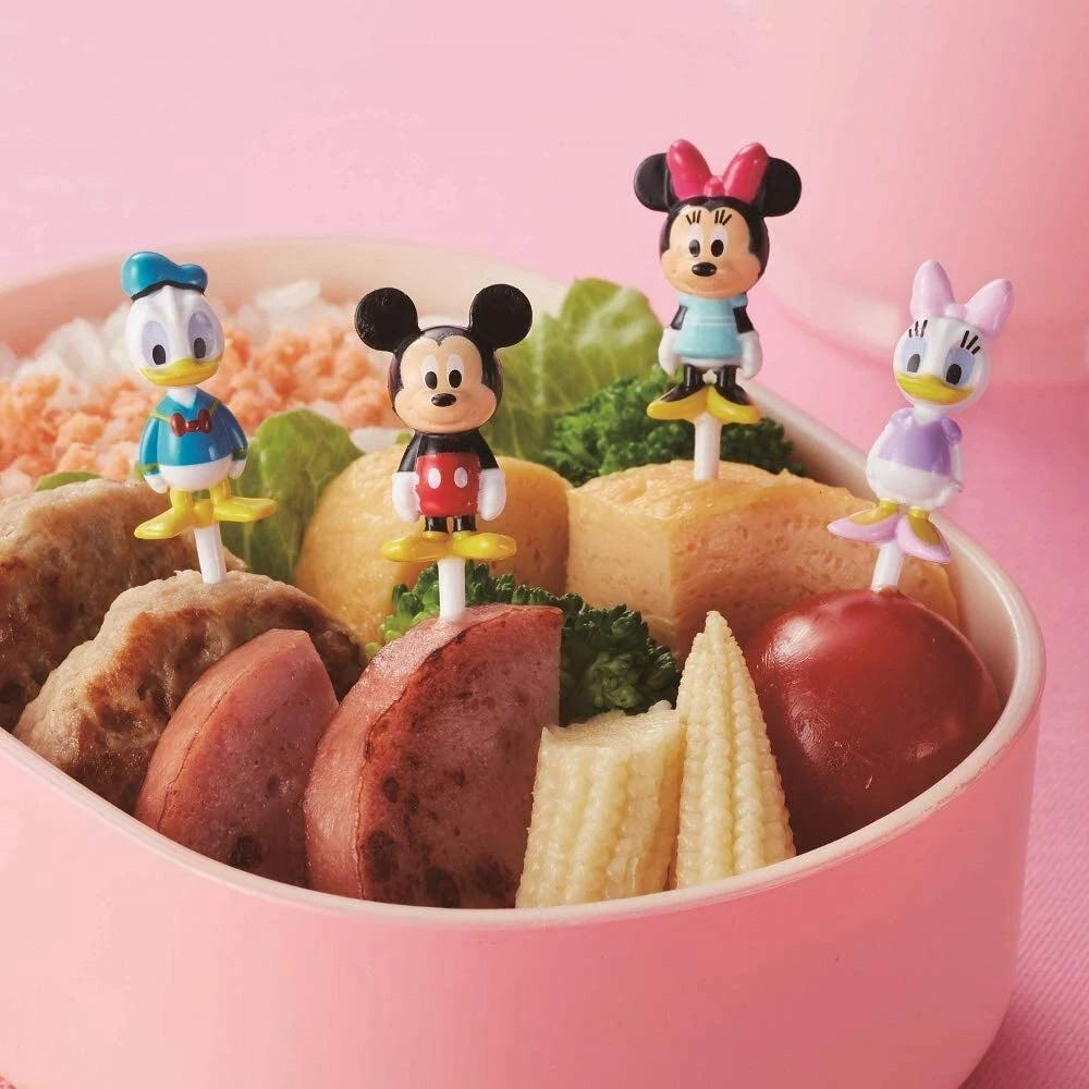 4pcs Children Plastic Cartoon Cute Bento Box Japanese Outdoor Food