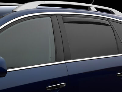 WeatherTech Side Window Deflectors for 2014-2018 BMW X5 35d - Dark Tint, 81437