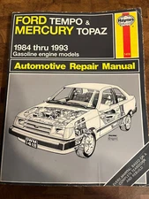 Haynes Auto Repair Manual Ford Tempo & Mercury Topaz 1984 thru 1994 36078 (1418)