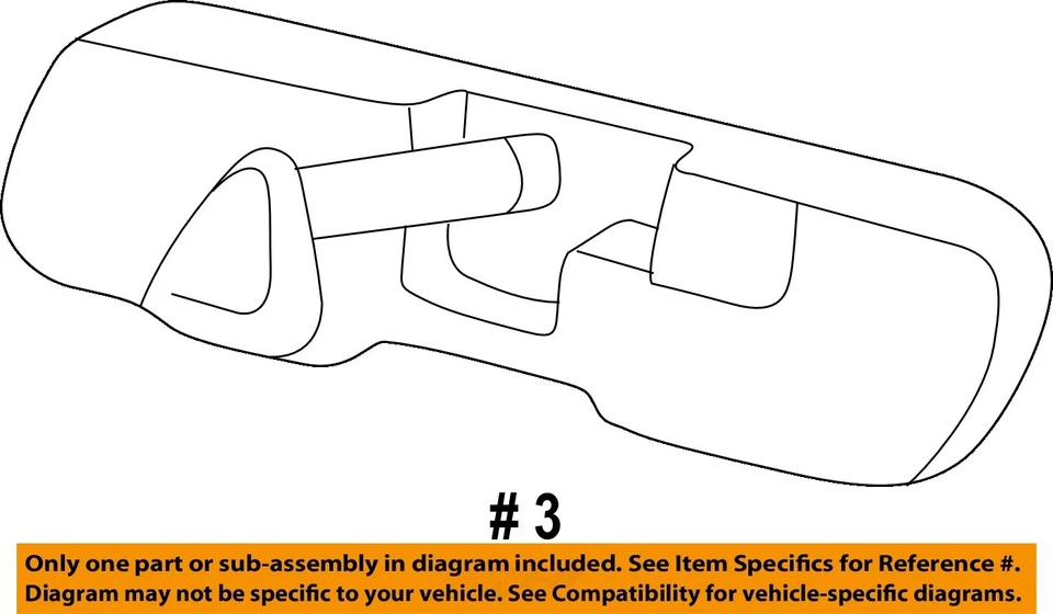 Espejo retrovisor interior delantero central usado se adapta a: Chevrolet Equinox 2007 con telem Foto 4 de 4