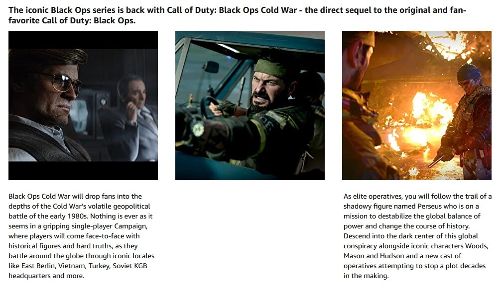 COD BO ] Call of Duty Black Ops: Cold War (PS4) New | eBay