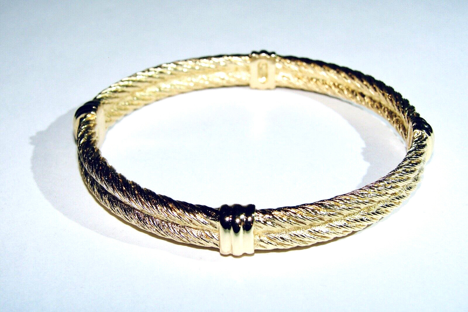 VINTAGE CHRISTIAN DIOR VINTAGE DOUBLE ROPE GOLD TONE … Gem