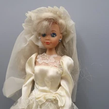 Vintage JPI 11” Fashion Doll Bride Blonde Wedding
