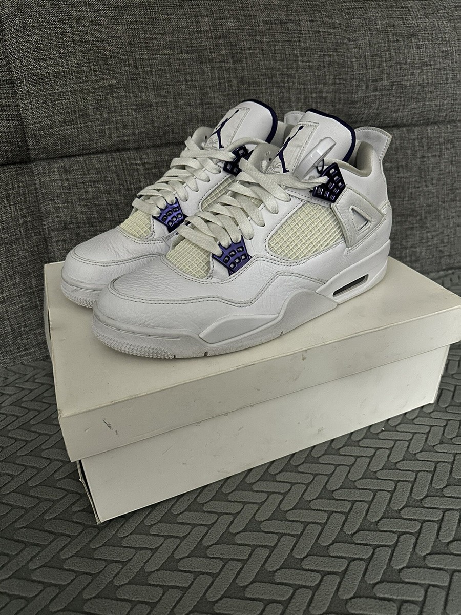 jordan retro 4 metallic purple size 7