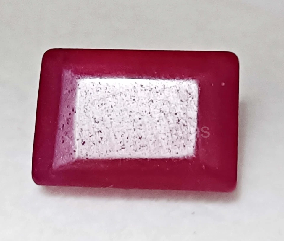 Lab-Created Mozambique Pink Ruby Emerald Shape 9.70 Ct Certified Loose Gems 5JSD - Image 3 of 4
