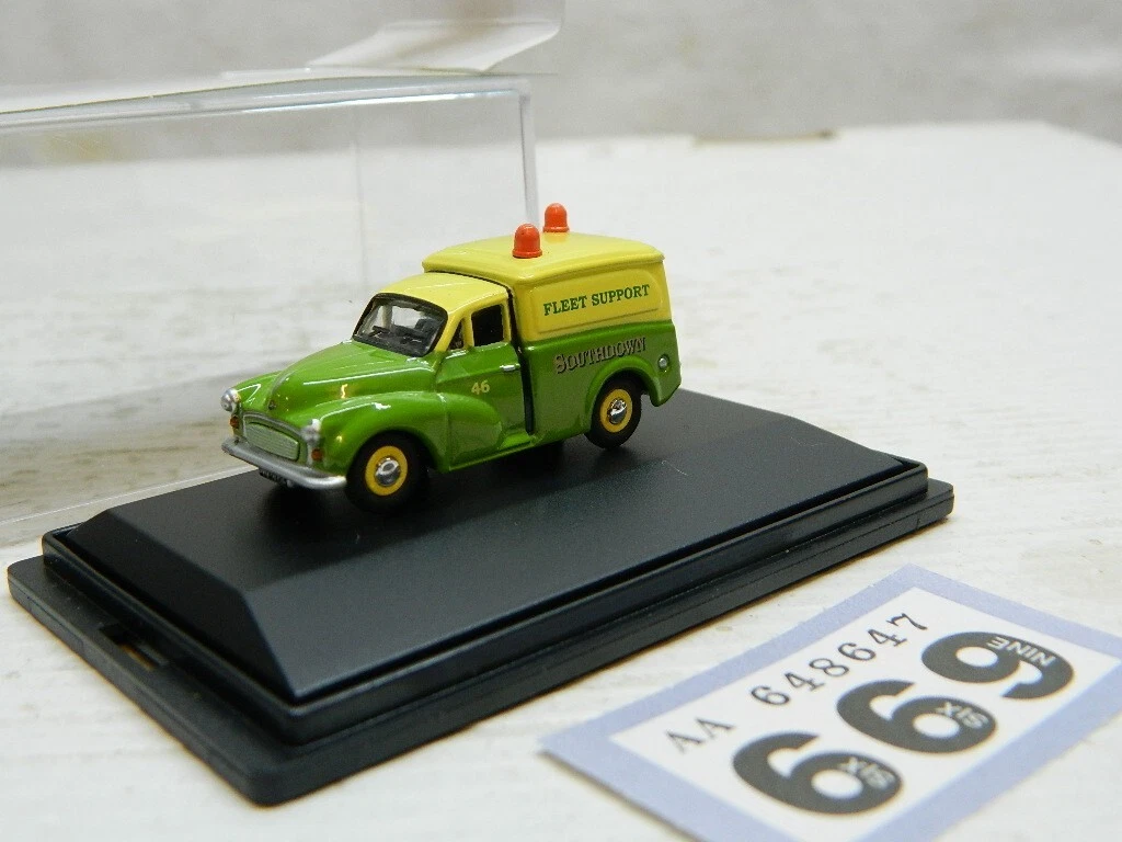 VANS Oxford Diecast 1:76 Morris Minor Van Southdown Fleet Support Box 76MM021
