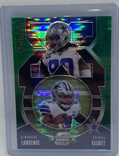 DEMARCUS LAWRENCE EZEKIEL ELLIOTT 2020 CONTENDERS OPTIC X'S O'S GREEN PULSAR /27