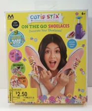NEW Maya Toys Cutie Stix On The Go Shoelaces - Decorate Your Shoelaces! 6+