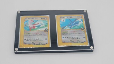 Pokemon 2 Card Holder Acrylic Case Framing/Display Quality Original Case Only