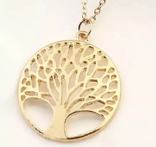 925 Rose Gold Plate Tone Tree Of Life 