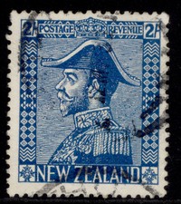 NEW ZEALAND GV SG469, 2s light blue, FINE USED. Cat �29.