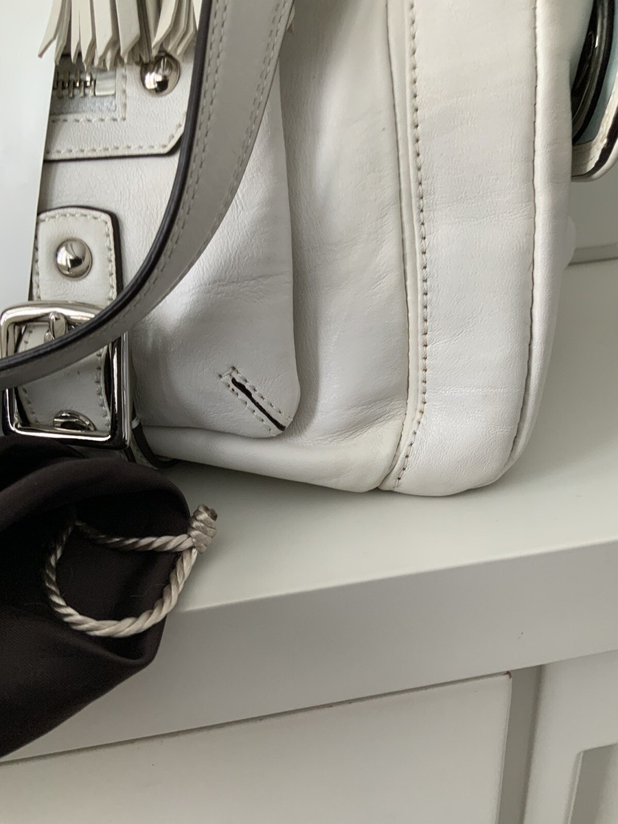 バッグ archive Y2K leather hand bag white studs archive Y2K leather hand bag white studs