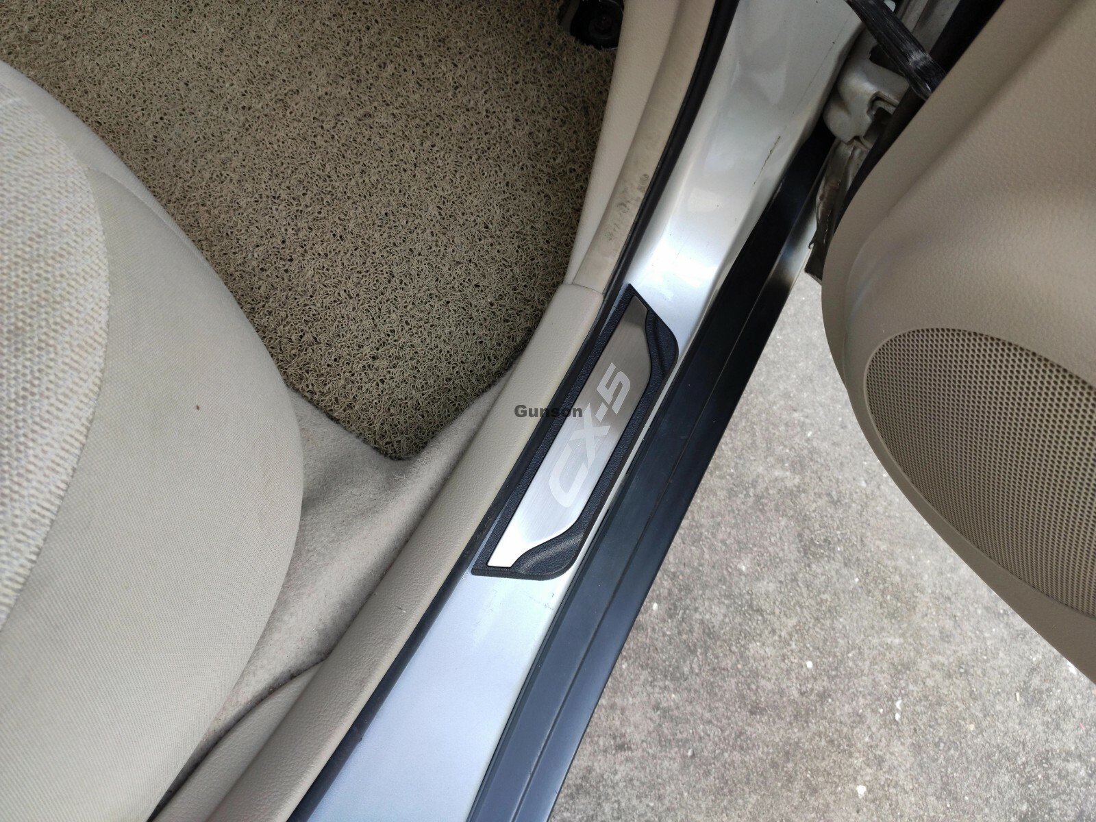 For Mazda CX5 Accessories Car Door Sill Cover Scuff Plate Protectors