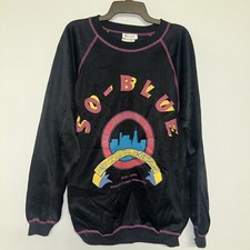 Vintage 1980 s Levi s Girls So-Blue Crewneck, Deadstock NWT, Size Large