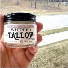Whipped Beef Tallow Cream | Grass fed Halal Beef Tallow multiple sizes & scents