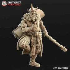 Kyoushuneko Miniatures Japanese Monk Elder Oni 28mm/32mm Scale -NO BASES-