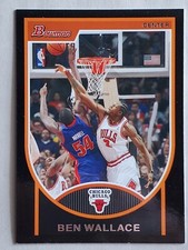 BEN WALLACE 2007-08 BOWMAN DRAFT PICKS & STARS BASKETBALL CARD #103 NBA HOF