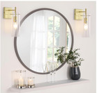 2 Pack Light Modern Gold Wall Sconce Clear Glass Shade Wall Mount Light Decor