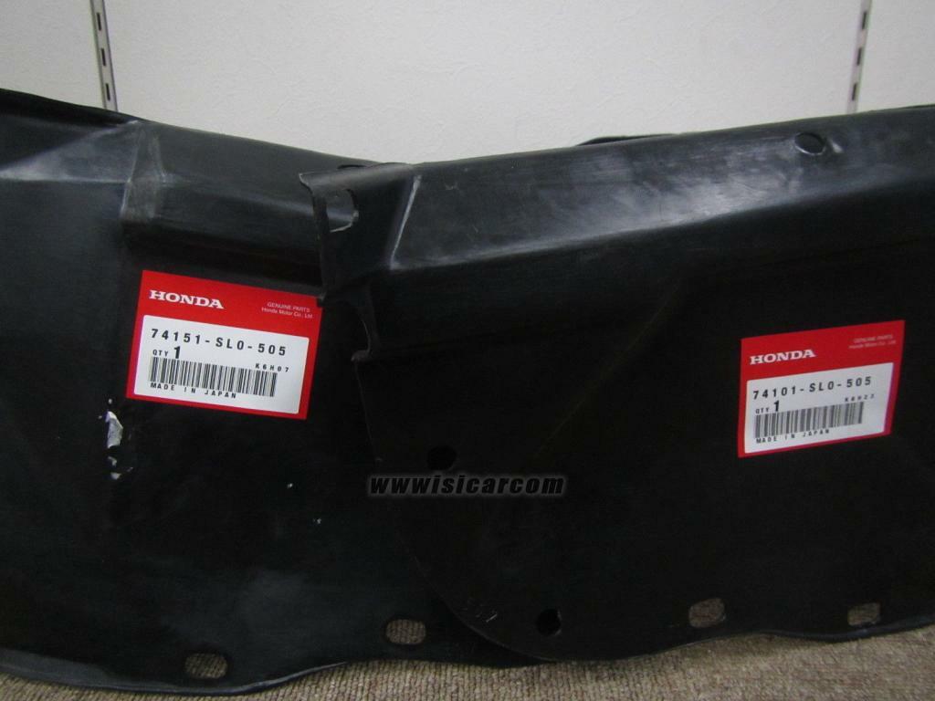 HONDA NSX NSX-R NA1 FENDER FR INNER LH+RH SET 74151-SL0-505 74101