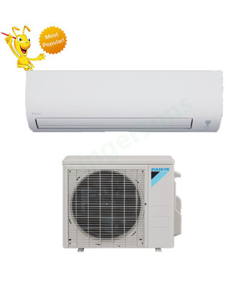 9000 BTU Daikin 24.5 SEER Ductless Wall Mounted Heat Pump Air Conditioner