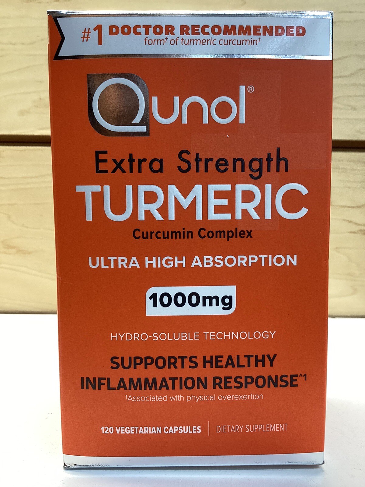 Qunol Turmeric Extra Strength 120 Caps Ultra High Absorption 1000mg EXP