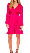 Michael Michael Kors Women's Jacquard Snakeskin-Print Ruffled Mini Dress