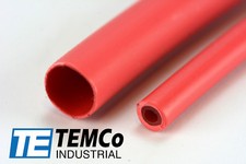 8 Lot TEMCo 5/16" Marine Heat Shrink Tube 3:1 Adhesive Glue Lined 4 ft RED