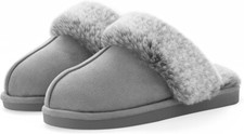 COZY FURRY SLIPPERS 5-6
