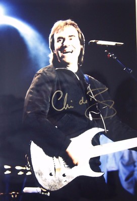 Chris De Burgh original hand signed photo 11.8 x 8 inches by Mel Longhurst