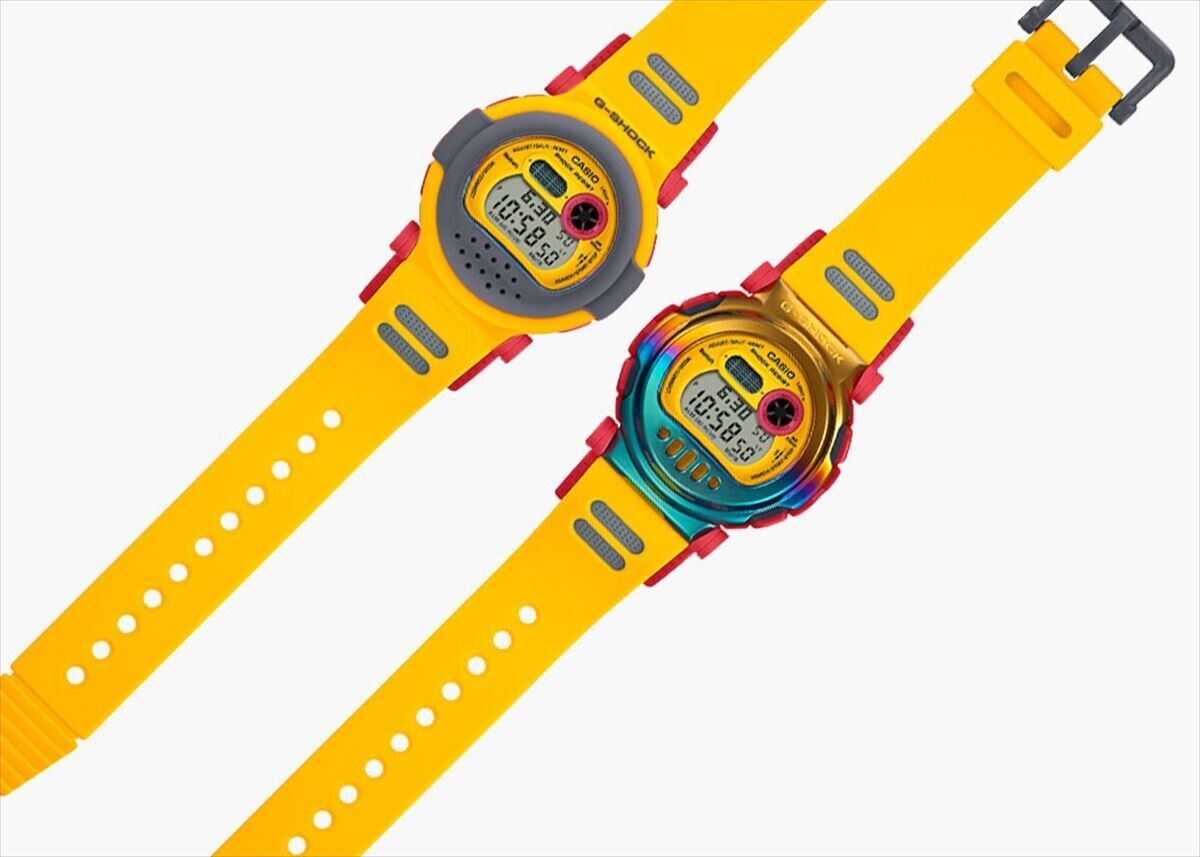 CASIO G-Shock G-B001MVE-9JR Watch Digital Double Bezel Yellow 2023 New