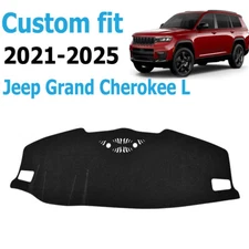 JJMY Dashboard Cover Dash Mat Sun Protection For Jeep Grand Cherokee L 2021-2025