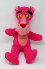 Mighty Star Vintage 1960's Pink Panther 18" Plush Stuffed Animal