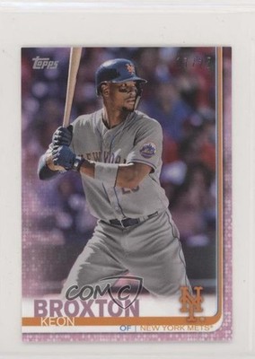 2019 Topps Mini Pink 17/25 Keon Broxton #416 z6b