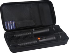 Dual Microphone Storage Case, EVA Hard Carry Bag