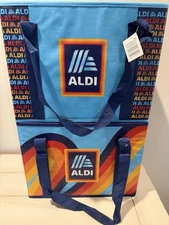 NEW ALDI Collapsible Box Tote Bag Set Of 2 Bags Aldi Bags Bundle Of 2
