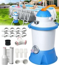 kimfilter 1000 GPH Pool Sand Filter Pump for Above Ground