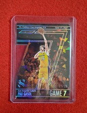 2024-25 PANINI SILHOUETTE GAME 7 CELTICS/LAKERS CRACKED ICE 21/25 Pau Gasol #11