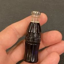 Vintage Coca-Cola Bottle cigarette Lighter 2.5” Miniature 1950s  AS IS UNTESTED