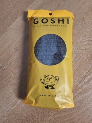GOSHI Exfoliating Shower Towel Rip-Resistant Exfoliating Washcloth Japan NEW
