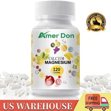 Calcium Magnesium Zinc with Vitamin D3 Support Strong Bone & Muscle Health