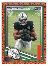 Alexander Mattison 2025 Score-A-Treat FOOTBALL #112 Miami Dolphins