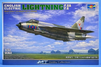 Trumpeter 02281 1/32 English Electric Lightning F.2A/F.6 Brand New Complete Kit