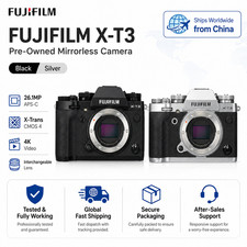 Fuji Fujifilm X T3 XT3 26.1MP 4K/60 Mirrorless Digital Camera (Body Only)