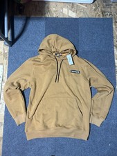 Timberland Men  s Tan Hoodie Size Medium New With Tags Small Logo
