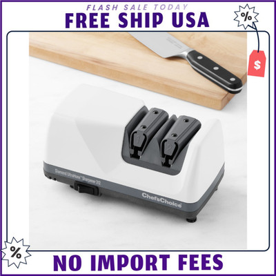 Chef'sChoice 312 2-Stage Diamond Electric Knife Sharpener White - NO IMPORT FEE