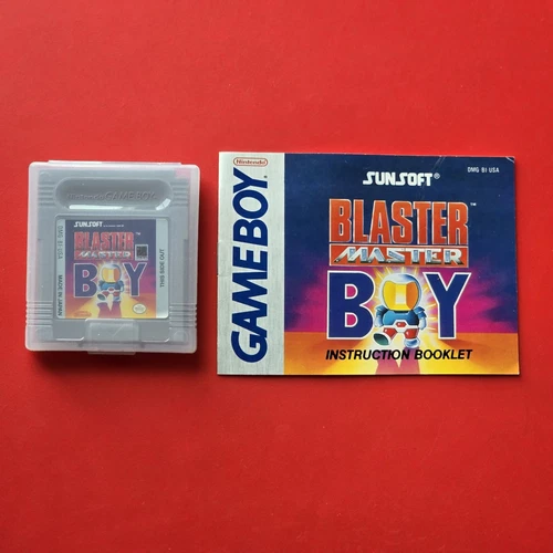 Blaster Master Boy Game Boy Original Nintendo GB Authentic Manaul Case Included