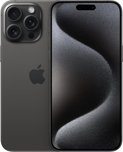 Apple iPhone 15 Pro Max 5G Schwarz Titan 512GB entsperrt leichter Chip Kamera Linse
