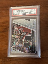 2017-18 Panini Prizm Get Hyped! Prizms Fast Break Damian Lillard #22 PSA 10