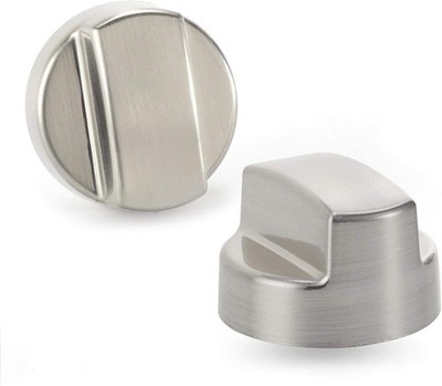 Wolf Hood Ventilation Knob Replacement 811195 Fits 56 Models - 2 Pack Silver