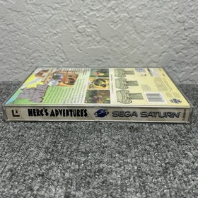 Herc's Adventures (Sega Saturn, 1997) Complete CIB Tested & Working Damaged Case